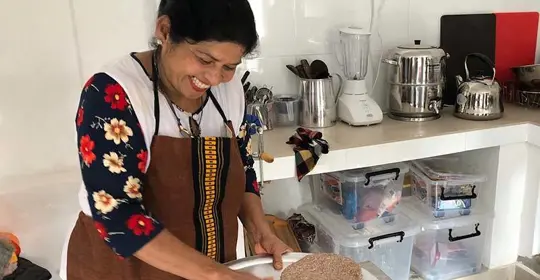 S three cafe lady cooking