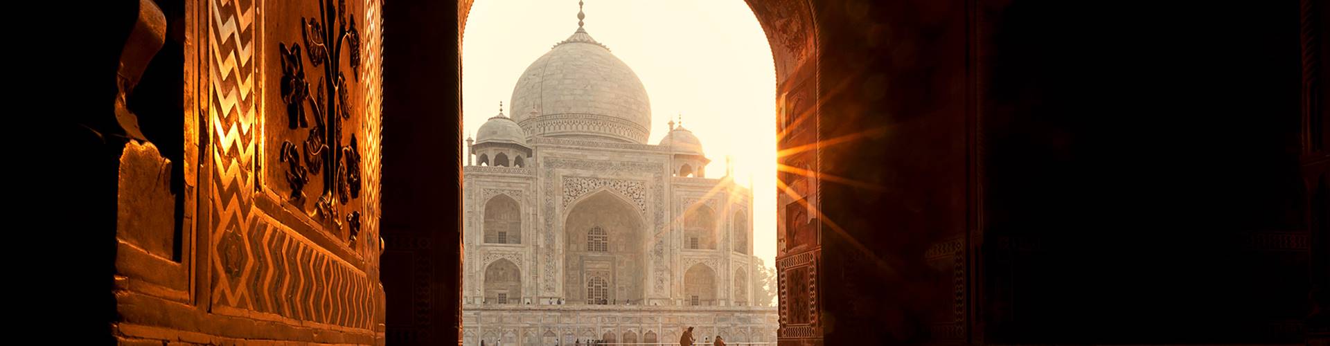 Sunrise at the Taj Mahal, India
