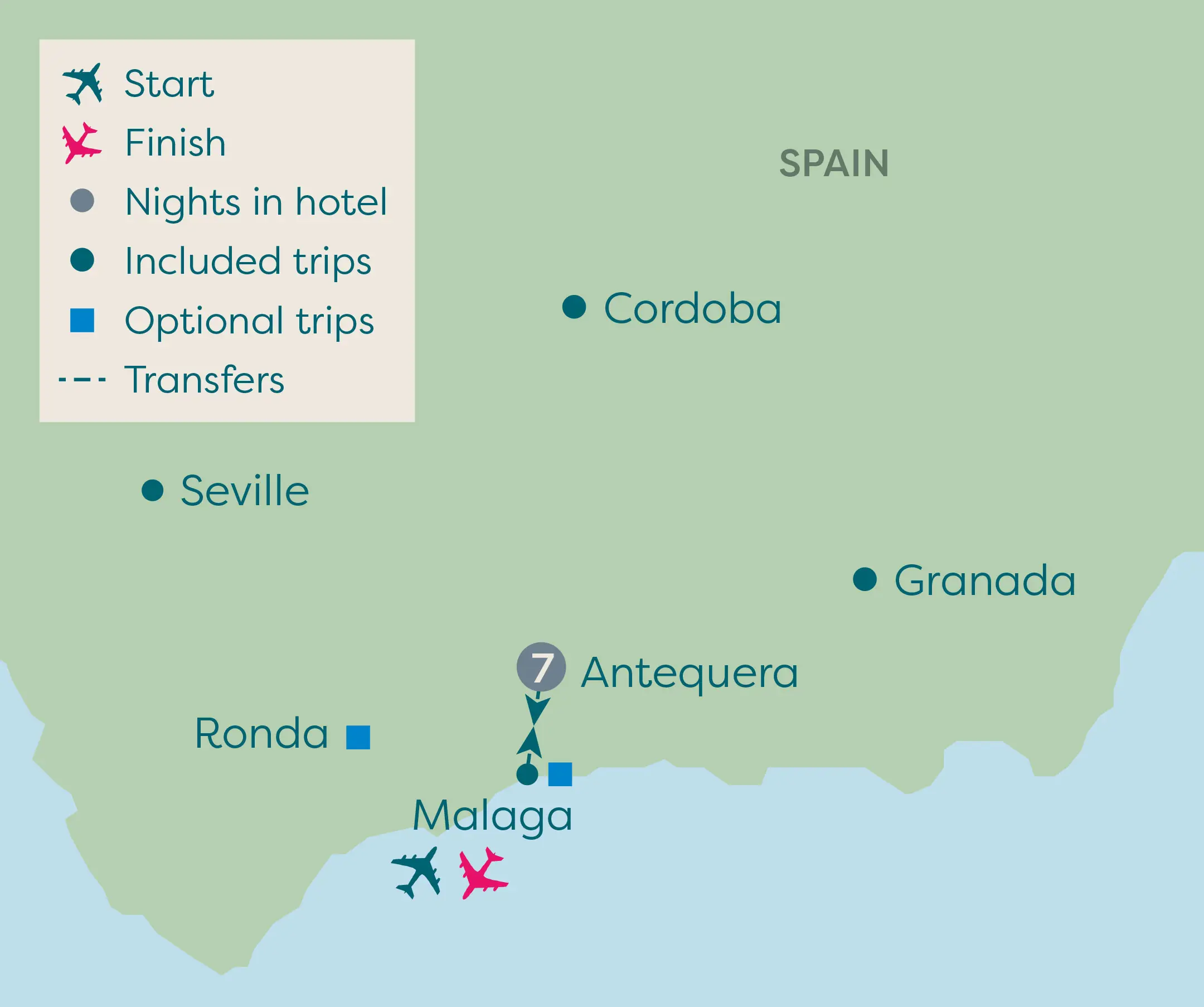 Andalucia Map
